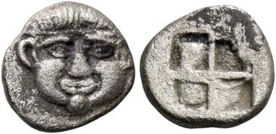 2x-Unknown-Ancients---Tiny-Silver-With-Gorgoneion